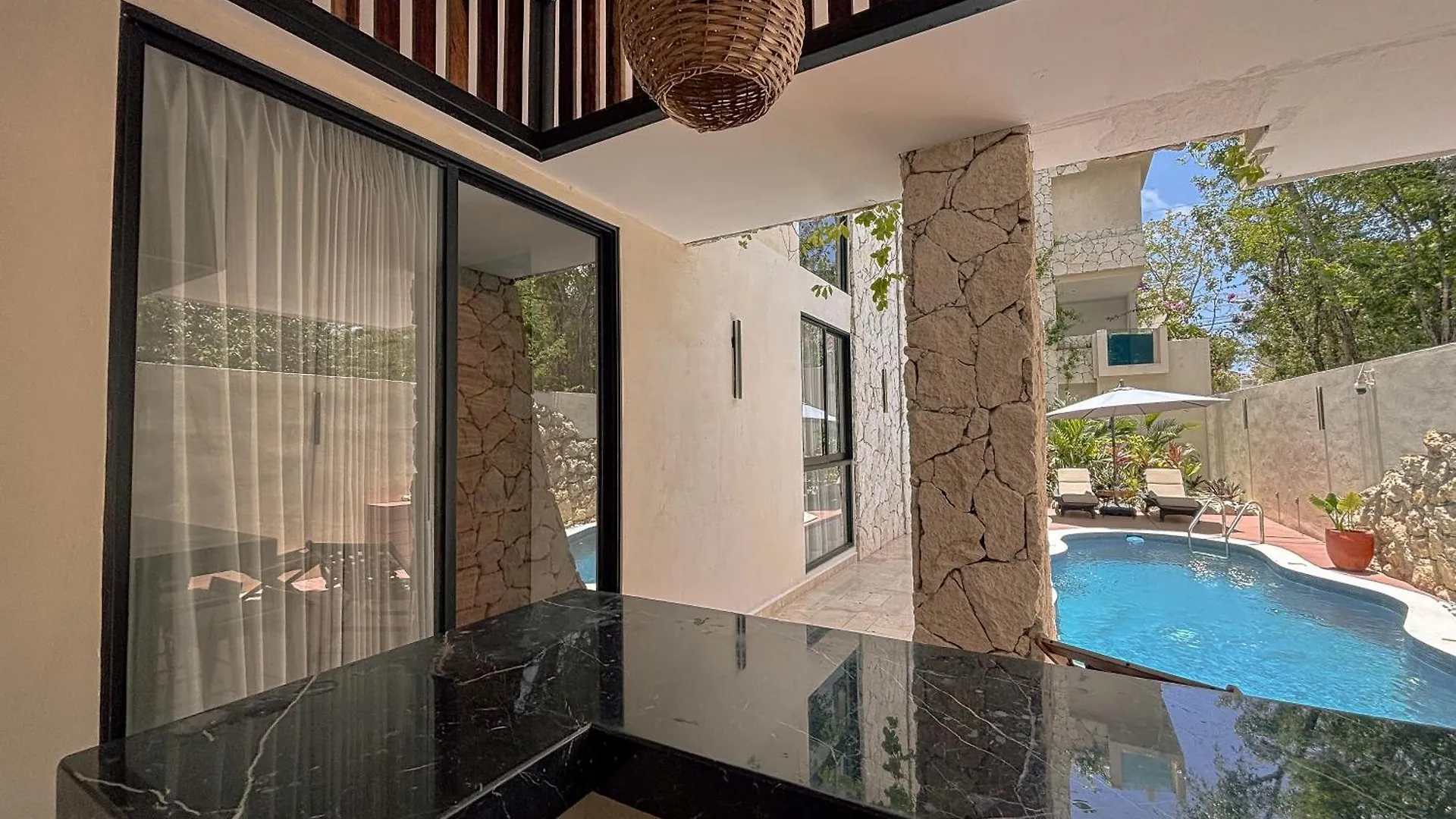 Апартаменты Penthouse De Dos Pisos Con Alberca Privada En La Veleta Тулум 0*,